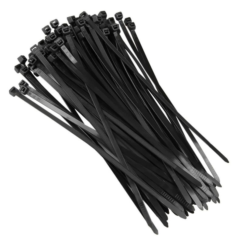 ABRAÇADEIRA NYLON T80I 300 X 4,6MM PRETO 100 PEÇAS HELLER