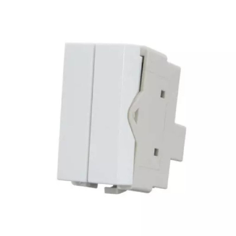 MÓDULO INTERRUPTOR DUPLO PARALELO 10A BRANCO INFINITI MARGIRIUS