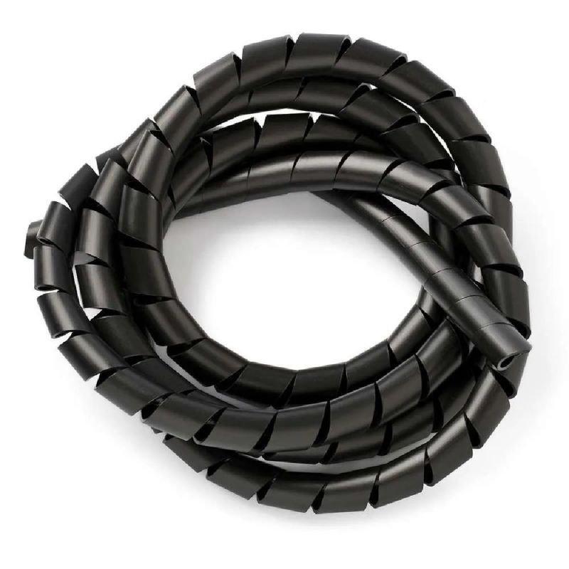 ORGANIZADOR DE CABOS - SPIRAL TUBE 3/4 PRETO COM 2 METROS HELLER