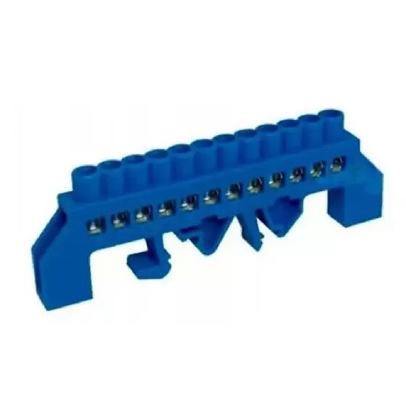 BARRA NEUTRO AZUL 12 FUROS XP0609K JNG