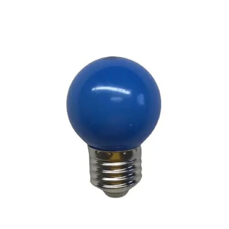 LÂMPADA LED BOLINHA G45 03W AZUL BIVOLT GALAXY