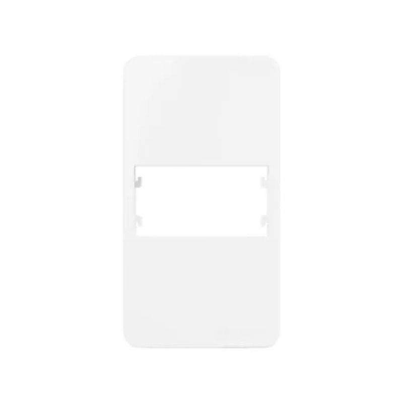 PLACA PARA CONDULETE 01 POSTO 3/4'' HORIZONTAL SLEEK BRANCO MARGIRIUS