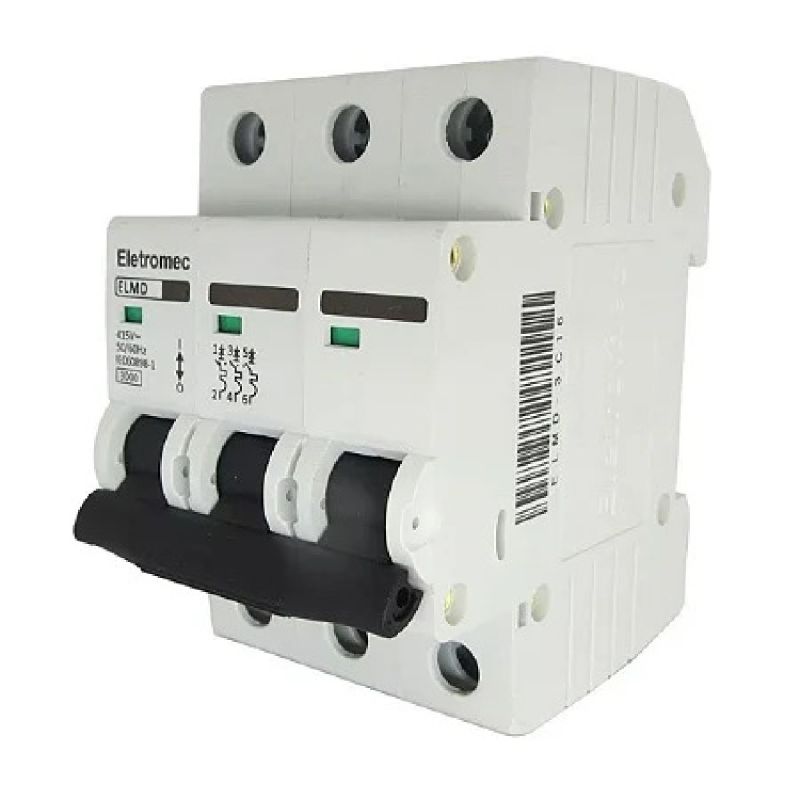 DISJUNTOR TRIPOLAR 3KA C 10A ELETROMEC