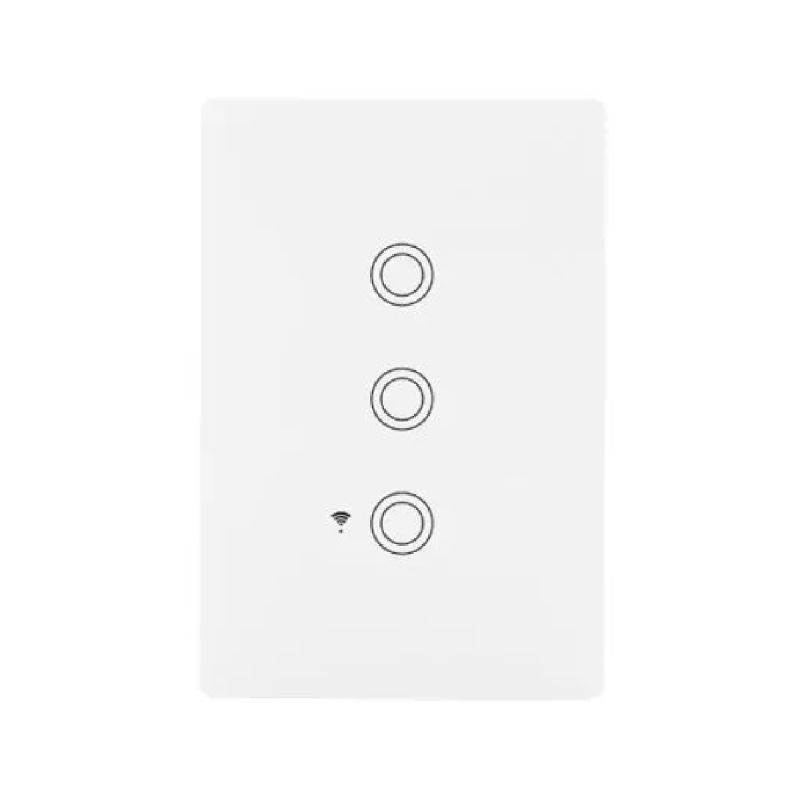 INTERRUPTOR INTELIGENTE TOUCH 3 TECLAS BRANCO BIVOLT MARGIRIUS