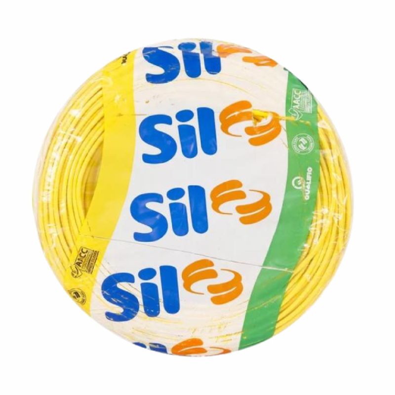 ROLO CABO FLEXÍVEL 001,00MM AMARELO (100MT) SIL