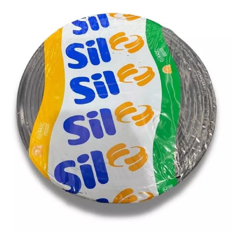 ROLO CABO FLEXÍVEL 001,00MM CINZA (100MT) SIL