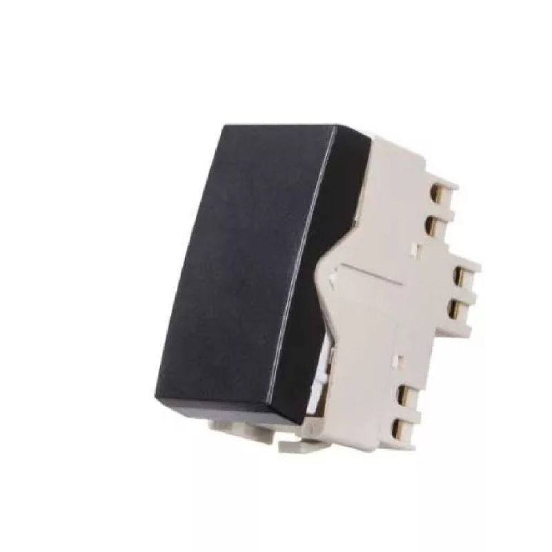MÓDULO INTERRUPTOR PARALELO 10A PRETO EBONY CLEAN MARGIRIUS