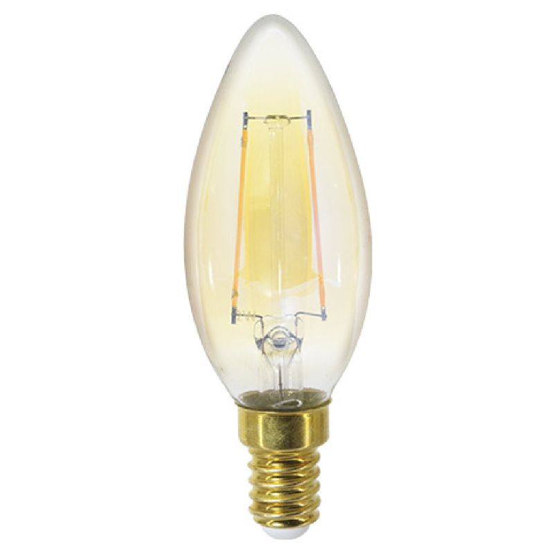 LÂMPADA LED VELA CARBON 02W 2200K 33310 OPUS