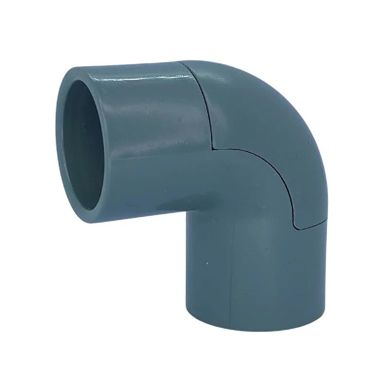 JOELHO PVC 3/4'' COM JANELA CINZA J340C MAXXBOX