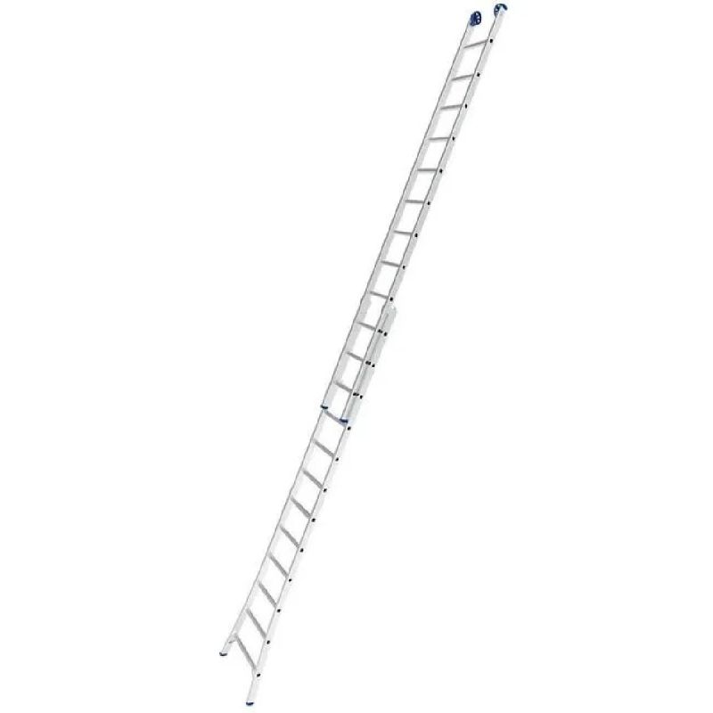 ESCADA DE ALUMÍNIO EXTENSIVA DUPLA 2X12 24 DEGRAUS MOR