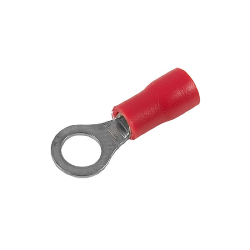 TERMINAL ANEL VERMELHO M10 10,0MM (10 PEÇAS) AN3207 CRIMPER
