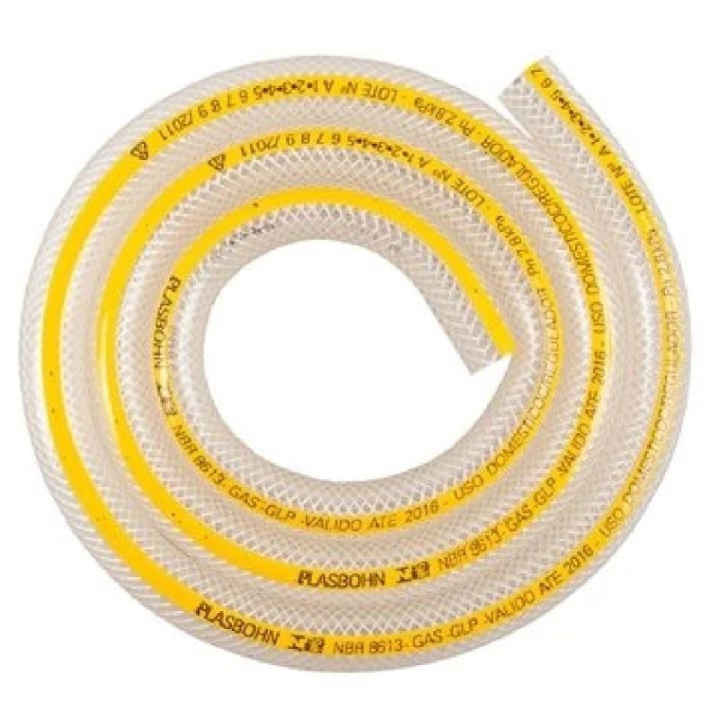 MANGUEIRA PARA GAS GLP 3/8 1,20CM PLASBOHN