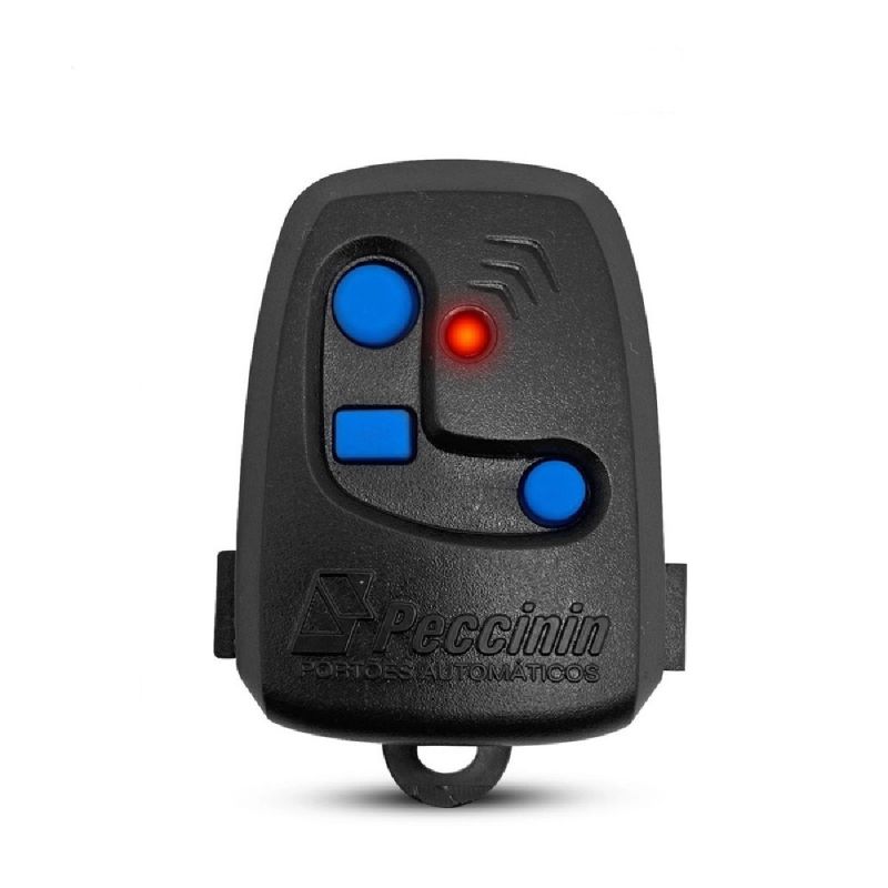 TRANSMISSOR TX 434MHZ 3 BOTOES PRETO PECCININ